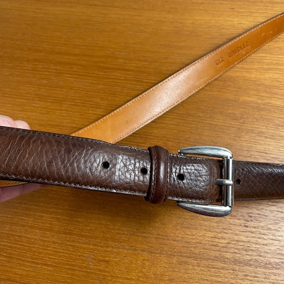 Polo Ralph Lauren Men's Leather Medium Brown Belt/Size 40